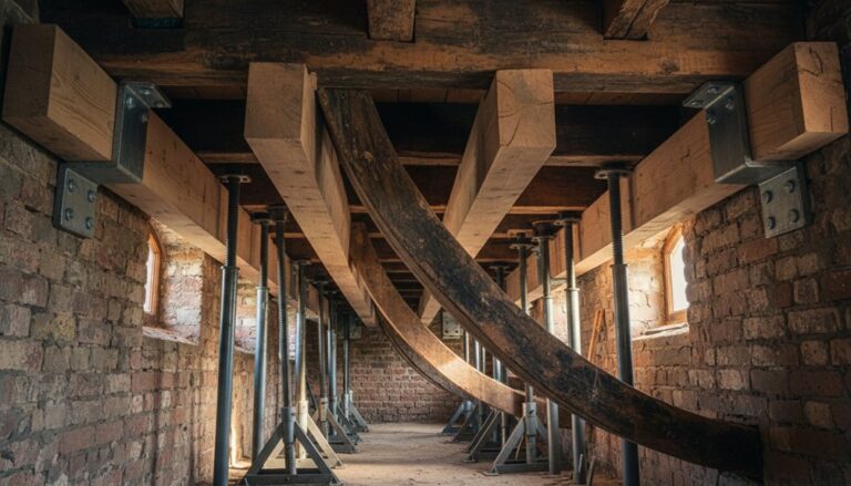 reinforcing sagging floor joists