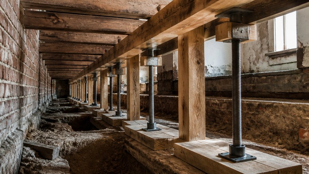secure supports before lifting