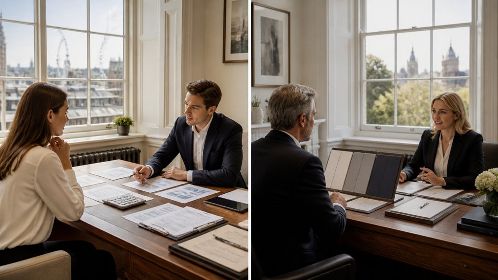 compare estate agent fees and contracts across London