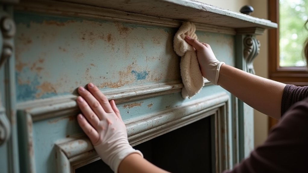 gentle cleaning preserves patina