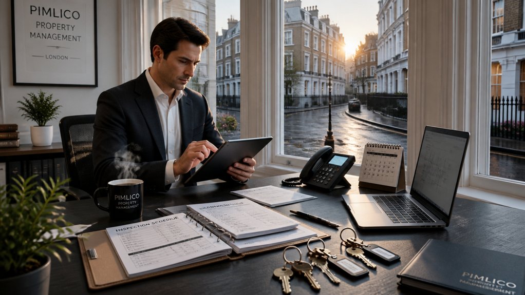 property management companies morning routines and inspections