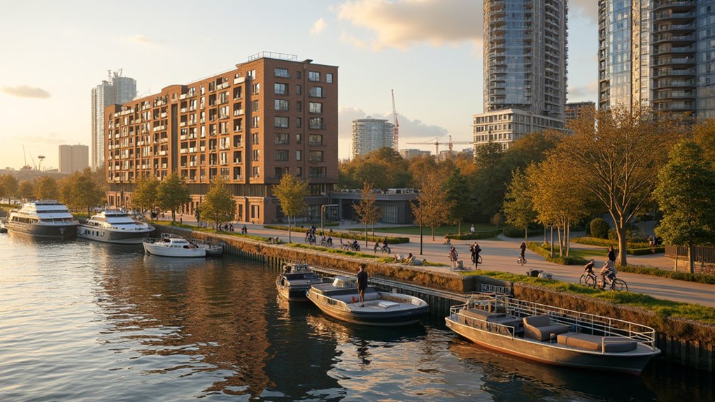 riverside views and amenities