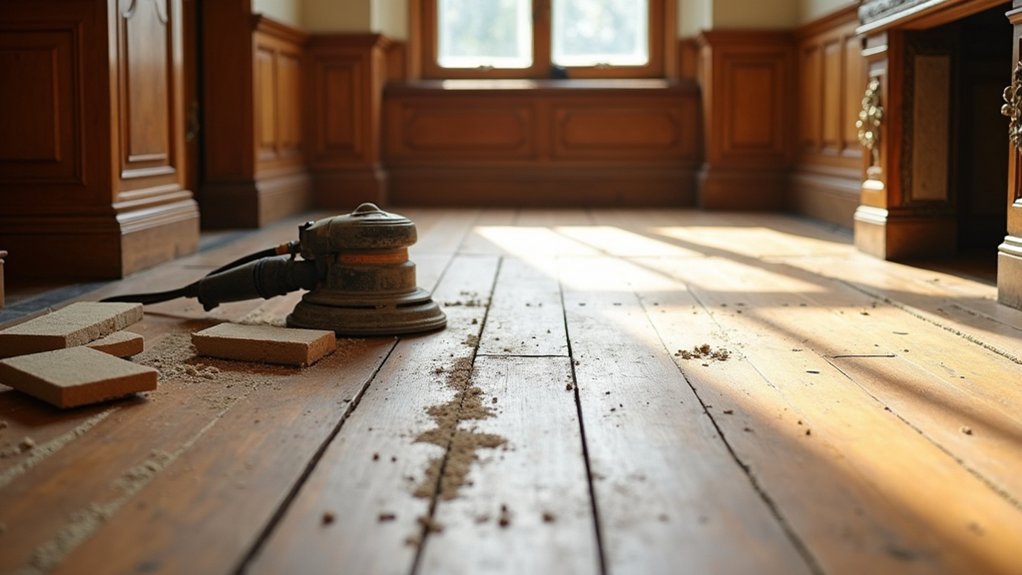 sand fill stain seal